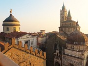 45 Dalla Torre Civica cupola del Duomo, Santa Maria Maggiore e Cappella Colleoni 